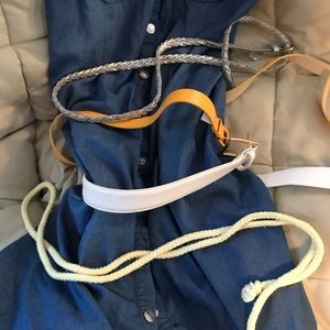 Belts. Accents to your waist.